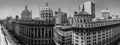 View from the building Miguel Bencich over Avenida Roque Sáenz Peña