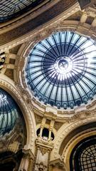 Central hallway domes of Galería Güemes