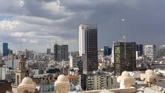 view from Mirador Güemes on a gray day