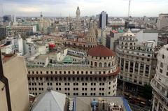 View of Banco de Boston (Buenos Aires) - La Equitativa del Plata - Miguel Bencich - Palacio de la Legislatura de Buenos Aires