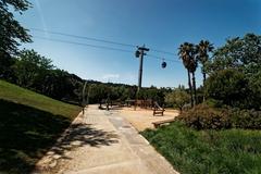 panoramic view of Barcelona from Montjuïc's Jardins de Joan Brossa