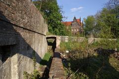 Bastion Ceglany on Wzgórze Polskie in Poland