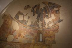 Murals from the Church of Sant Andreu de Pedrinyà at the Girona Art Museum