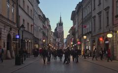 Historic Floriańska Street in Kraków's Old Town