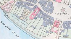 historical map of Dresden from 1862-1870