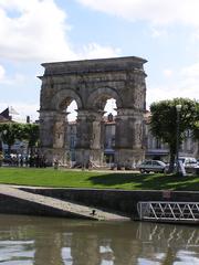 Saintes Germanicus Arch on the bank of the Charente River