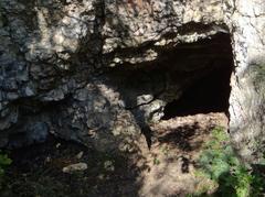 Jaskinia Twardowskiego cave interior with rocky walls