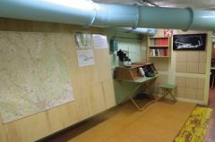 Interior of the Výpustek nuclear shelter