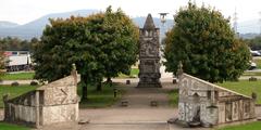 Road church Baden-Baden outside structures from main door