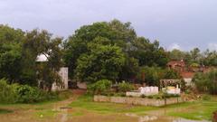 awesome rainy weather landscape