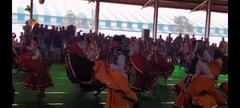 Haryanvi folk dancers performing in traditional attire