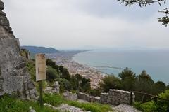 View from Arechi Castle in Salerno, Italy