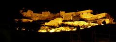 Arechi Castle by night, Salerno, Italy