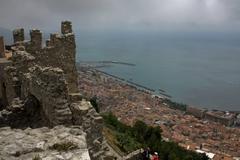 aerial view of the city of Salerno, Italy