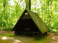 Gazebo on the peak of Pustelnik in Wolski Forest, Krakow