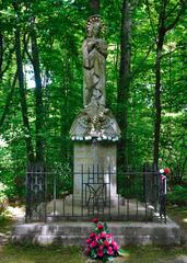 Statue of the Immaculate Conception of the Virgin Mary in Wolski Forest in Krakow