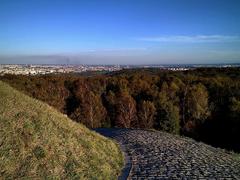 Kraków east view from Kościuszko Mound