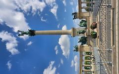 Millennium Monument in Budapest at Hősök Square