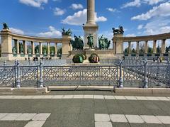 Millennium Monument in Budapest's Hősök Square