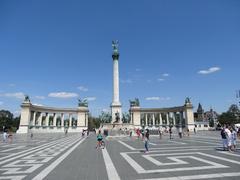 Budapest city skyline during daytime with historic buildings and the Danube River