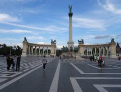 Budapest's Heroes' Square with Millennium Monument