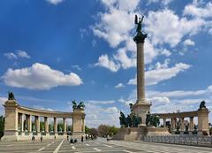 Millennium Monument in Budapest