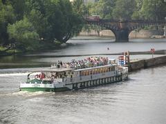 Praha view of Vltava river