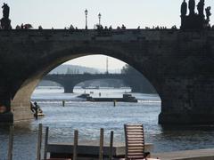 Bridges in Prague over Vltava river