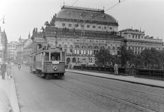 Légió Bridge and National Theatre in Prague, 1958