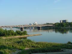 Most Średnicowy bridge over the Vistula River in Warsaw