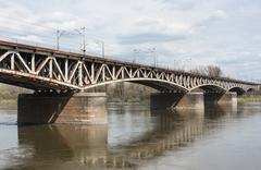 Most Średnicowy in Warsaw looking towards Praga