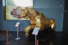 Figurehead lion in the Istanbul Naval Museum