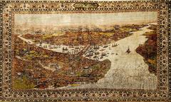 19th century carpet depicting Istanbul, Istanbul Naval Museum