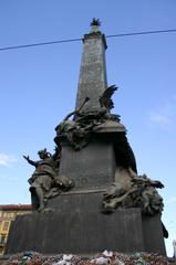 Monument to the Five Days of Milan in Piazza Cinque Giornate, Milan