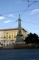 Monument to the 'Five Days of Milan' in Piazza Cinque Giornate, Milan