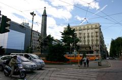 Monument at Piazza Cinque Giornate in Milan