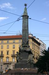 Monument to the Five Days of Milan in Piazza Cinque Giornate, Milan