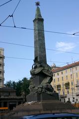 Monument to the Five Days of Milan in Piazza Cinque Giornate, Milan