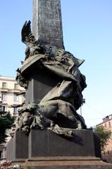 Monument to the Five Days of Milan in Piazza Cinque Giornate, Milan, Italy