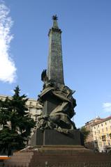 Monument to the Five Days of Milan in Piazza Cinque Giornate, Milan