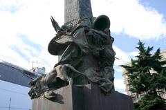 Monument to the Five Days of Milan in Piazza Cinque Giornate, Milan