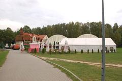 Powsin Park Warsaw Tennis courts and restaurant