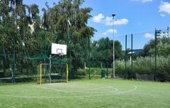 Park Zaczarowanej Dorożki in Krakow with multifunctional field