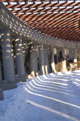 Pergola near Centennial Hall in Wrocław, Poland