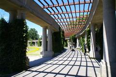 Pergola near Centennial Hall in Wrocław