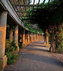 Pergola complex near Centennial Hall in Wrocław, Poland