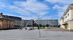 Jan Nowak-Jezioranski square in Kraków, Poland seen from the south