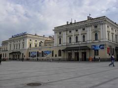 Exterior of Krakow Glowny old station, Poland