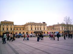 Main Train Station in Kraków, Poland