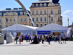 Ryszard Kukliński monument in Jana Nowaka-Jeziorańskiego Square, Kraków, 2022